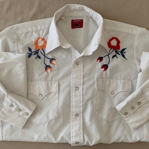 True Vintage Chute #1 embroidered western shirt